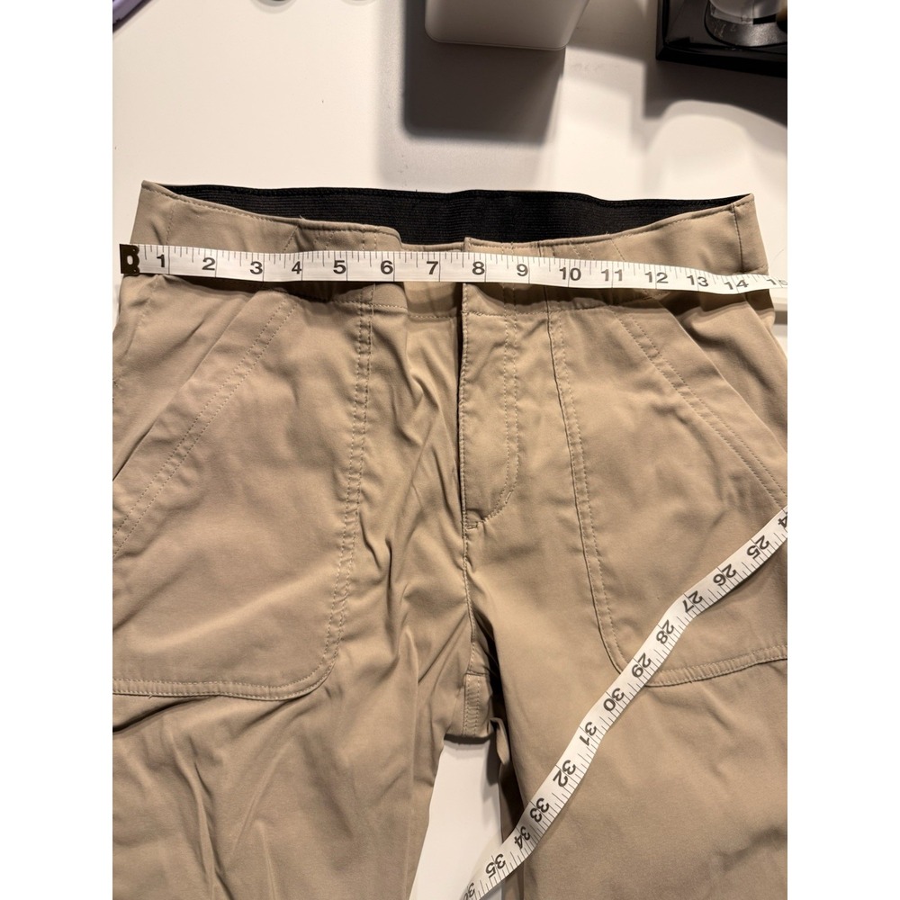 Eddier Bauer Tan Nylon Ankle Length Outdoor Hiking Pants Women's 12 - Picture 8 of 12
